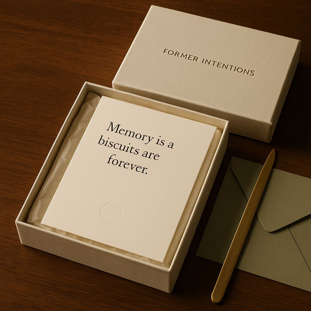 Biscuits greeting card