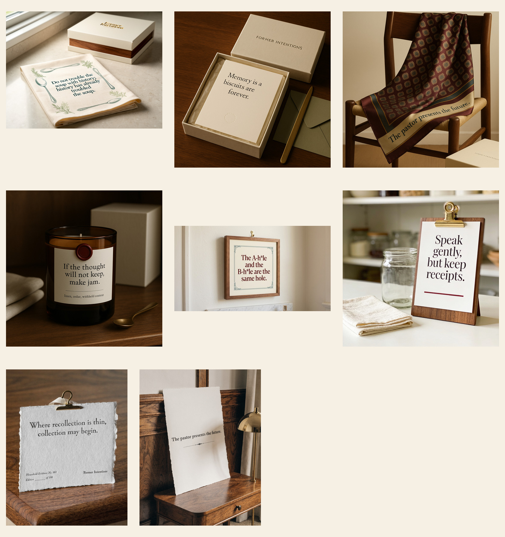 Household Edition I product studies